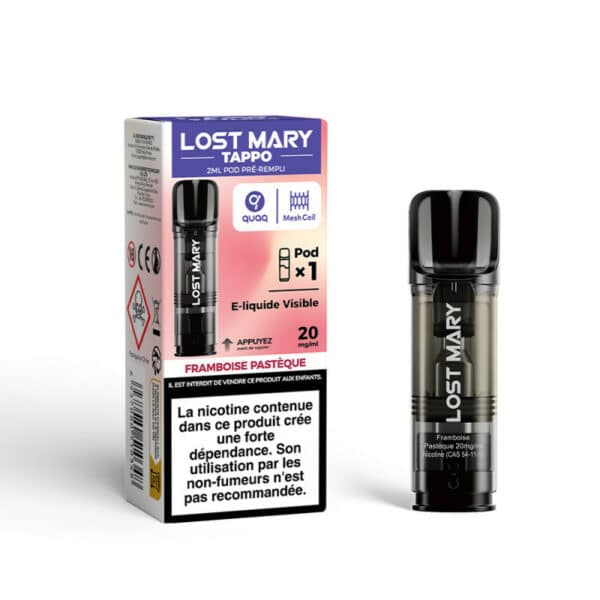 Cartouche Tappo Air Lost Mary Framboise Pastèque 20mg