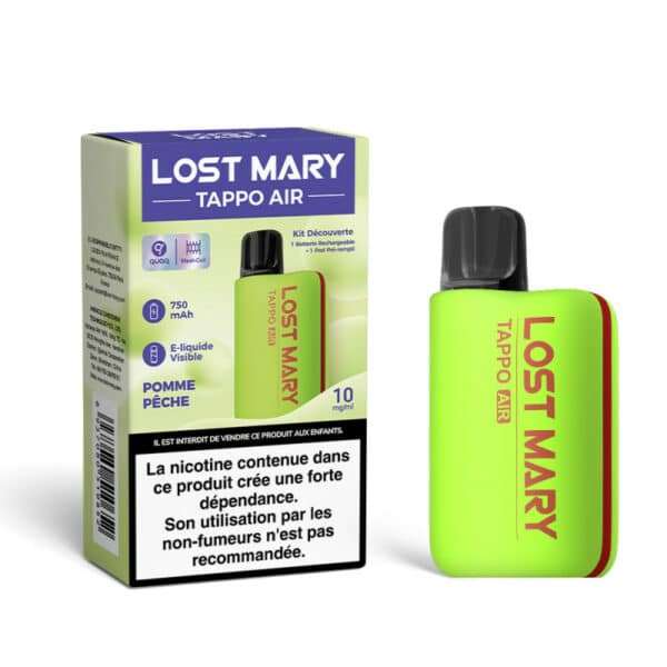 Kit Découverte Tappo Air Lost Mary Pomme Pêche 10mg