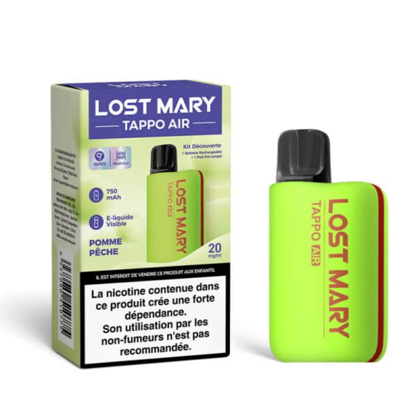 Kit Découverte Tappo Air Lost Mary Pomme Pêche 20mg