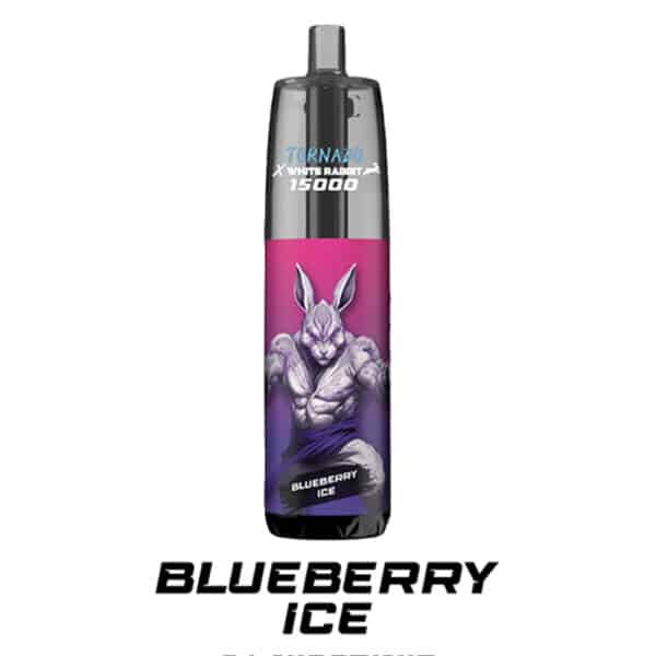 Puff Tornado 15000 2% White Rabbit Blueberry Ice