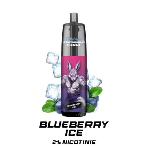 Puff Tornado 15000 White Rabbit Blueberry Ice