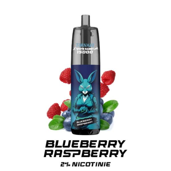 Puff Tornado 15000 White Rabbit Blueberry Raspberry