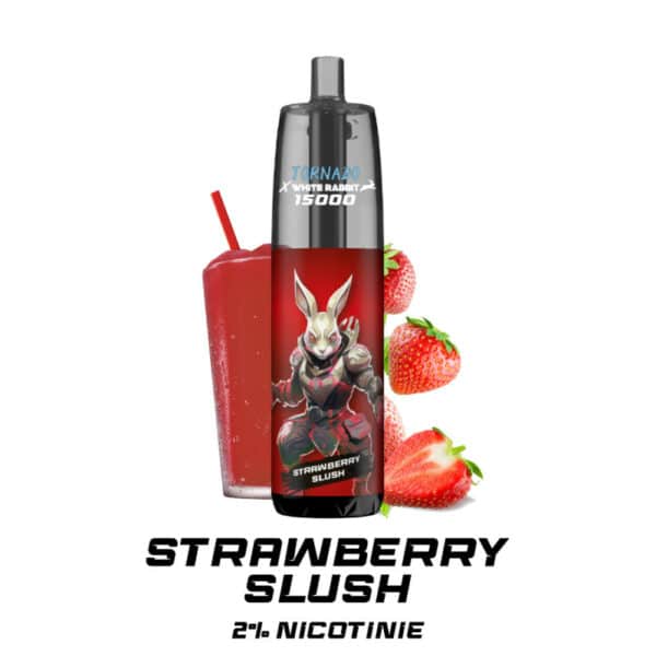 Puff Tornado 15000 White Rabbit Strawberry Slush