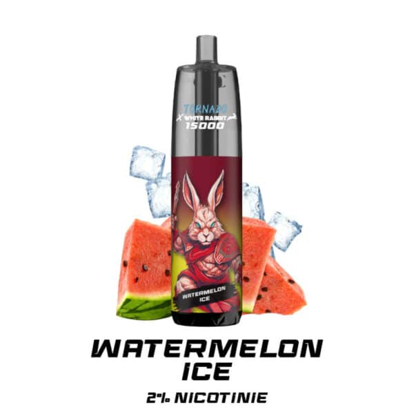 Puff Tornado 15000 White Rabbit Watermelon Ice