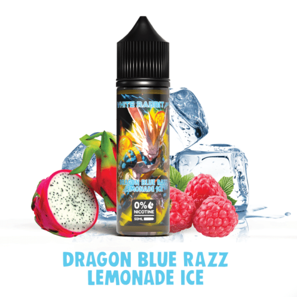 White Rabbit 50ml Dragon Blue Razz Lemonade Ice