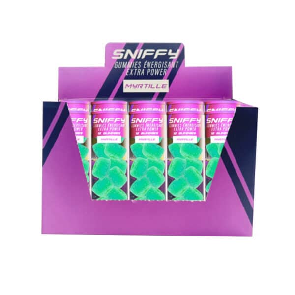 Gummies Sniffy Energisant Myrtille