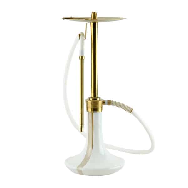 Oduman Cosmo Gold Vase Blanc